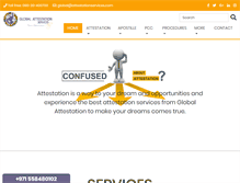 Tablet Screenshot of globalattestation.com